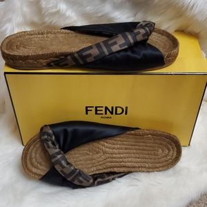 Fendi Silk Slides 2019